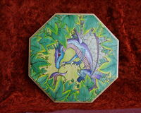 Sue Mason  - dragon plaque 3